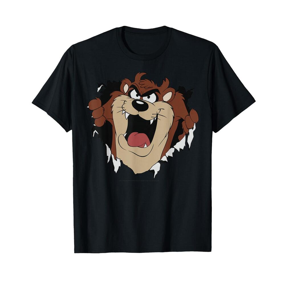 Looney Tunes Taz Rip Through Portrait TShirt Small